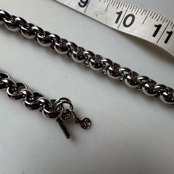 LOFT Polished Silver Chain Necklace NWOT - Picture 2 of 6